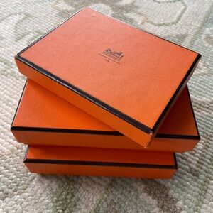 Hermes Boxes - Set of 3 boxes & 4 bags
